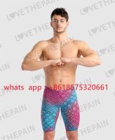 2023 Summer Mens Swimwear Training Swim Shorts Beach Tight Trunks Swimming Pants Swimsuits Jammer Contest Sports Surf Shorts Swimwear