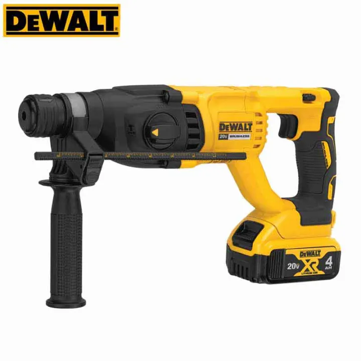 ของแท้-100-dewalt-สว่านกระแทกไร้สาย-dch133-สว่านกระแทกไร้แปรงถ่าน-มาพร้อมกับแบตเตอรี่ลิเธียม-20v-สองก้อน-เครื่องมือไฟฟ้า