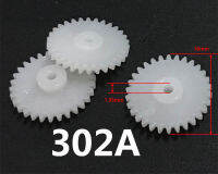 302A เกียร์โมดูลัส 0.5M 30 ฟัน 2 มม.แน่นพลาสติกเกียร์กรวยของเล่นอุปกรณ์เสริม 100 ชิ้น/ล็อต-aerwererwess