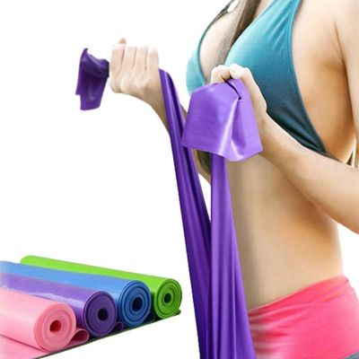1 Roll Yoga Elastic Bands Multipurpose Whole Body Applicable Yoga Training Yoga Fitness Straps Exercise Use