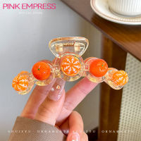 【PINK EMPRESS】กิ๊บสีชมพูหวานมีรสหวานและสีขาวทั่วคลิปผมสาวผม