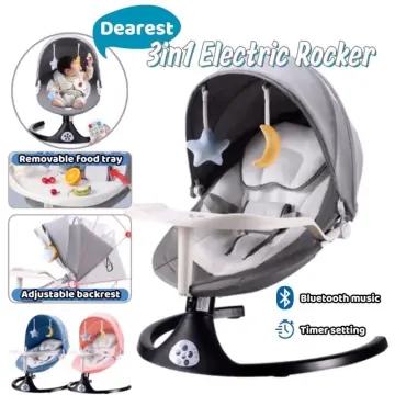 Electric baby outlet bouncer