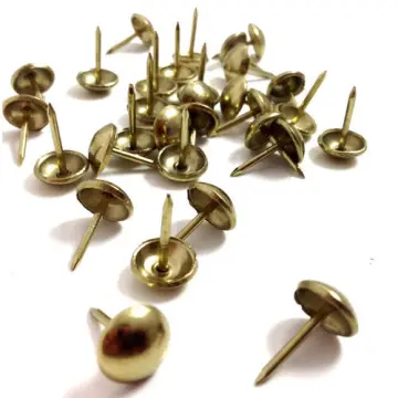 Gold Upholstery Tacks, 20mm Decorative Push Pins, 20pcs Furniture Tacks,  Thumb Tacks, Round Head Decorative Nails 