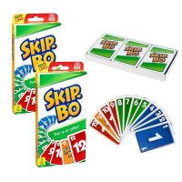 Mattel Uno Anime Games Poker Cards Uno Skip Bopotter Family Entertainment Fun Poker Toys Playing Card Gift Box for Children