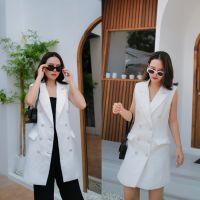 Chic No.9 :  Dress - Women Blazer เดรสทำงาน เดรสใส่คลุม ?ปัดซ้ายที่รูปเพื่อดูขนาดสินค้า