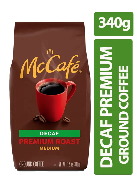 McCafe Premium Medium Roast Decaf / Decaffeinated Ground Coffee Blend