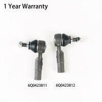 2ชิ้นซ้ายและขวาด้านข้างเครื่องทิศทาง Tie Rod ด้านนอกหัวบอล6Q0423811 6Q0423812 6RD423811B 6RD423812B สำหรับ VW โปโล