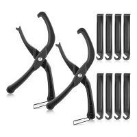 10Pcs Bike Tire Lever Set Bike Tire Levers Labor Saving Cycling Repair Tool Spoon Tire Remover Clamp Bicycle Accessories