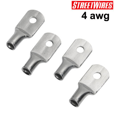 StreetWires SET Four 4 AWG  Crimp Ring Terminals / ร้าน All Cable