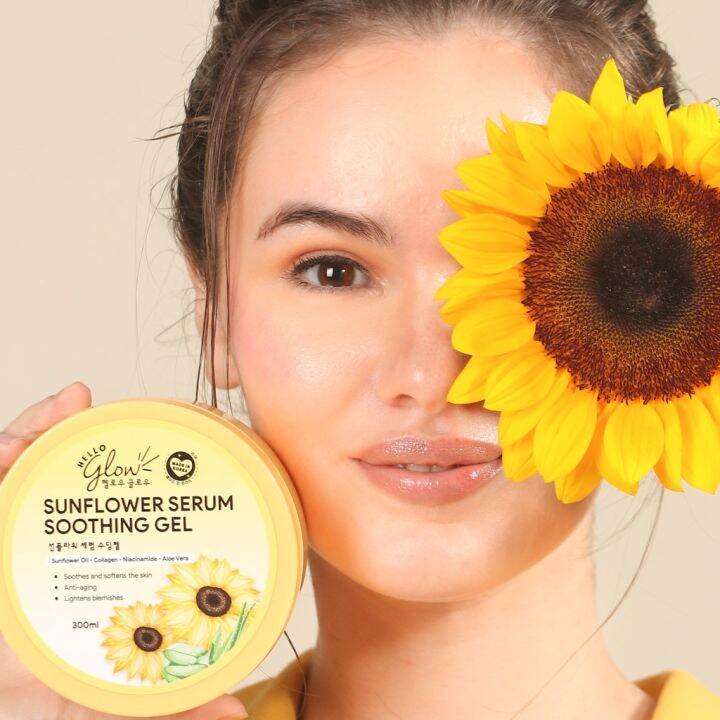 Hello Glow Serum Soothing Gel 300ml Sunflower Lazada PH