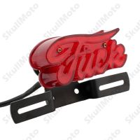 F U C K Motorcycle Parts Rear Tail Light Brake Light Lamp Bracket License Plate For Harley Boer Chopper