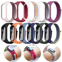 【LZ】 Sport Loop Strap for Xiaomi Mi band 6 5 4 3 Strap Nylon Wristband Mi band 4 3 Bracelet replaceable correa Xiaomi mi band 6 strap