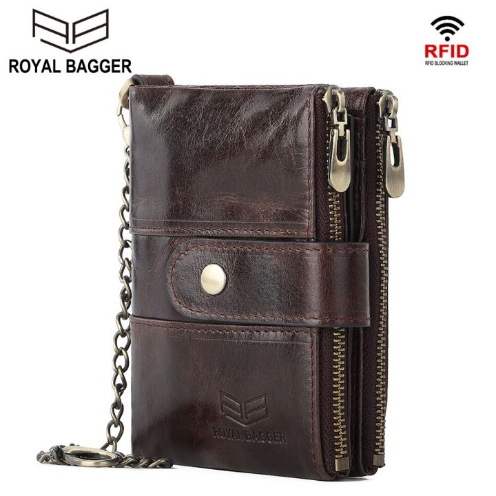 Royal Bagger Cowhide Genuine Leather Men Wallet Coin Purse Small Mini ...