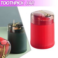 Pop-Up Automatic Tooth Pick Storage Box Container Simple Toothpick Holder Dispensers Household Convenient Gift Home Gadget