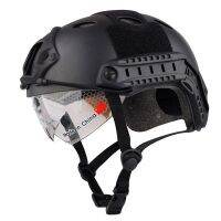 【YF】 Fast Helmet with Goggles Paintball Combat Windproof