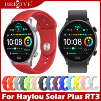 For Haylou Solar Plus RT3 สาย Sport ซิลิโคน นาฬิกา สมาร์ทวอทช์ สายนาฬิกาข้อมือสำหรับ Haylou Solar Plus RT 3 สายนาฬิกา Smartwatch watchband Wristbands Watchstrap Replacement Accessories