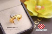 แหวน ทองพ่นทราย Gold Ring **AJR120G-KW** แหวนทอง แหวน **จัดส่ง ฟรี!! + ชำระปลายทาง**