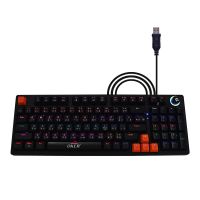 Oker เกมมิ่งคีย์บอร์ดไฟ RGB หัวเสียบ USB รุ่น K460 คีย์บอร์ดสำหรับนักเล่นเกม