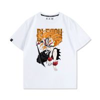 Lchigo Kurozaki Tops T Shirt For Men Anime Graphic T Shirt 100% Cotton Short Sleeve Tee Oversized T Shirt MenS Clothing S-4XL-5XL-6XL