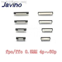 【CW】❁℡❁  10pcs FFC socket 0.5mm 4/6/7/8/9/10/12/14/15/16/20/22/24/26/28/30/34/40/45/50/54/60 Pin Type Flat