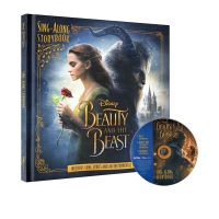 Disney beauty and the beast sing along storybook hardcover in English original with CD beauty and beast live action movie disney