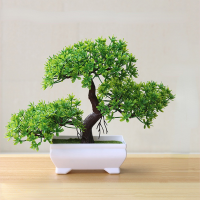 【cw】Artificial Plant Artificial Flower Home Decor Bonsai Tree Pot Plant Fake Flower Potted Ornament for Home Room Garden Decoration