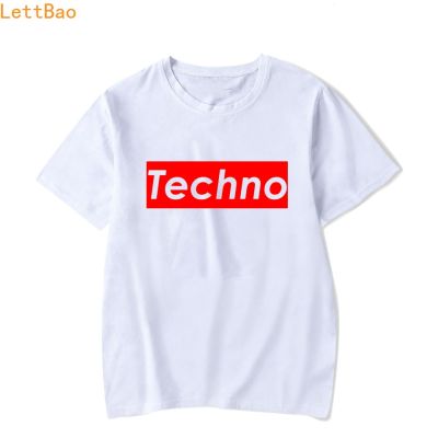 Men Clothes Dj Music Comic Rave Techno Roll T Shirt White Cotton Rock Tshirt Homme 90S 100% Cotton Gildan