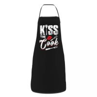 Retro Kiss The Cook Apron Women Men Unisex Bib Cooking Kitchen Tablier Cuisine Chef Gardening