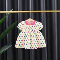 【Ladies shop】2022BabyColorfulPrint Short SleeveChildren 39; เด็กน้อย