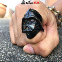 แหวน Darth Vader Black (เนื้องานแท้ งานสแตนเลสแท้316L 100%) ใส่ได้ทั้งชายและผู้หญิง มีไซส์ พร้อมส่ง ร้านallacc