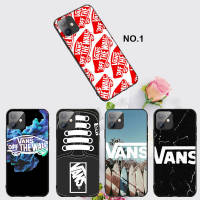 Casing หรับ iPhone 14 13 11 Pro Max 11 Mini 8+ 8 Plus EL116 Vans Art Pattern Phone เคสโทรศัพท์ อ่อนนุ่ม TPU Shockproof Black ปก