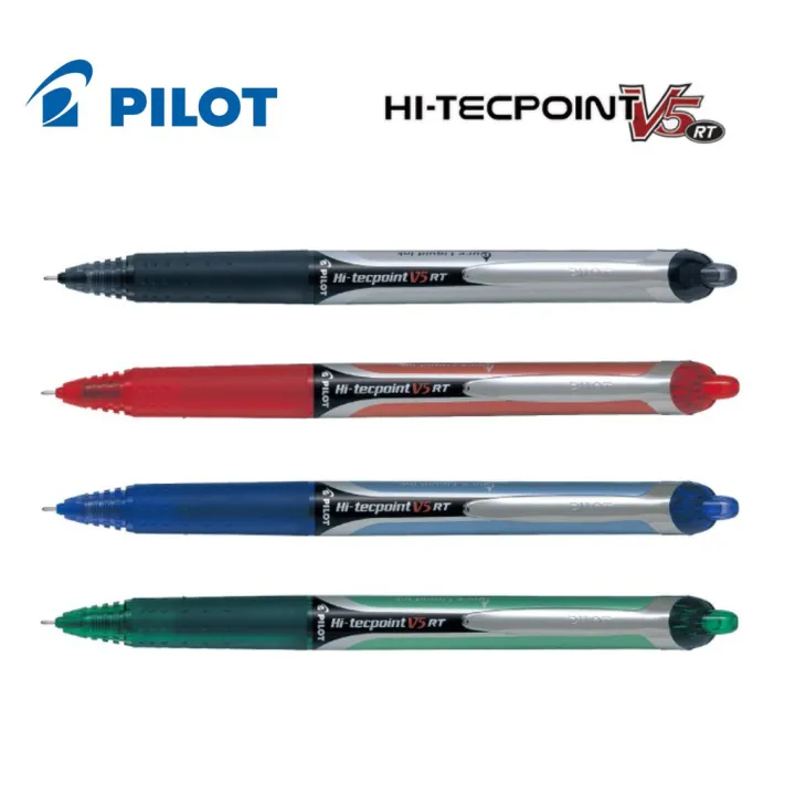 PILOT Hi-Tecpoint V5 Extra Fine Roller Ball Point Pen 0.5mm (Black ...