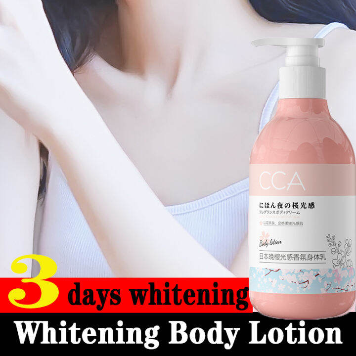 300ML CCA Japan Cherry Blossom Whitening Body Lotion Skin care Healthy
