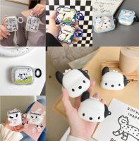 [SOSO 3C accessories] Sanrio สุนัขน่ารัก Pochacco หูฟังซิลิโคนอ่อนนุ่มสำหรับ AirPods Air Pods 1 2 3 Pro ฝาครอบป้องกันหูฟังกล่องกระเป๋า