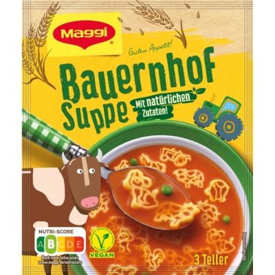 🔖New Arrival🔖 เเม็กกี้ ซุปชาวไร่ สำหรับ 3 ถ้วย 77 ก หมดอายุ พ.ค  - Maggi Farmer Soup Bauernhof Suppe for 3 cups soup 77g Exp. May 2022 🔖