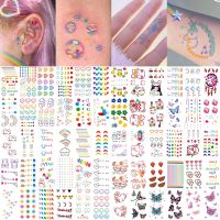 【hot】№◄  30Pcs/Bag Colorful Sticker Face Hand XuanYa Expression Stickers Temporary Fake Tattoos