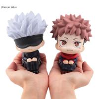 โมเดลตกแต่งของหินอ่อน PVC อะนิเมะของเล่น Itadori Yuji Gojo Satoru Jujutsu Kaisen ตุ๊กตาขยับแขนขาได้