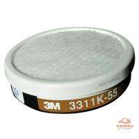 3M ตลับกรองฝุ่น และแผ่นกรองไอระเหยสารเคมี รุ่น 3311K-55