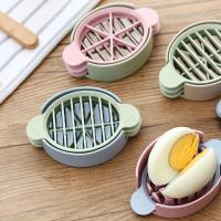 SHANYUANG เครื่องหั่นที่ตัดไข่เครื่องมือตัดเครื่องแยกไข่แดงอเนกประสงค์ทำจากฟางข้าวสาลีสำหรับทำอาหารทอดชีส