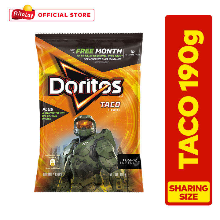 XBOX GAME PASS Edition Doritos Taco Flavored Chips 190g Lazada PH