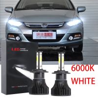 New ชุดหลอดไฟหน้าฮาโลเจน LED 6000K แบบเปลี่ยน สําหรับ Honda Insight 2nd Gen 2010-2014 2012 2013