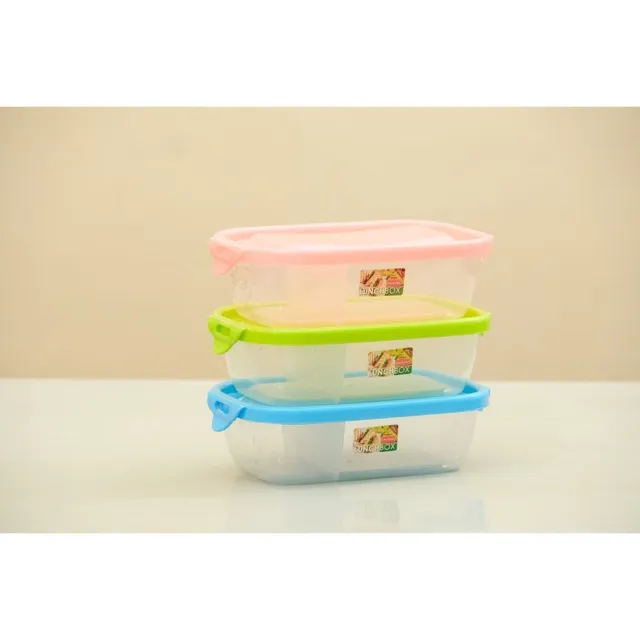 #Lunch Box with Divider and Lock | Lazada PH