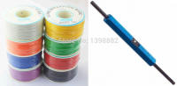 1 ชิ้น 305 เมตรยาวสายไฟคุณภาพสูง 30awg ok + Wire Wrap Strip Unwrap เครื่องมือ-GGHJY STORE