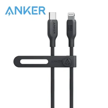  Anker USB C to Lightning Cable (6ft) Powerline+ III MFi  Certified for iPhone 13 13 Pro 12 Pro Max 12 11 X XS XR 8 Plus, AirPods  Pro, Supports Power Delivery (Black) : Electronics