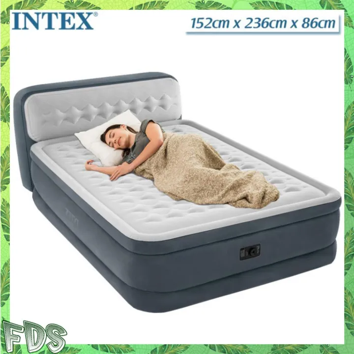 INTEX 64448 1.52 Meter Inflatable Luxury Comfort Dura-Beam Fiber-tech ...