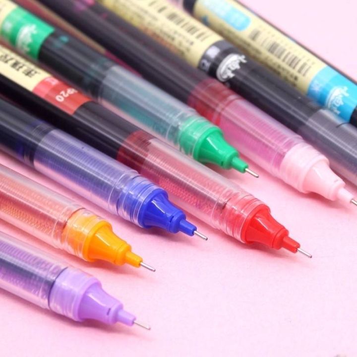 ใหม่-ปากกาเจล-0-5-มม-8-สี-หลากสี-สีน้ําเงิน-สีดํา-แห้งเร็ว-เรียบลื่นมาก-เครื่องเขียน-โรงเรียน-จัดหา