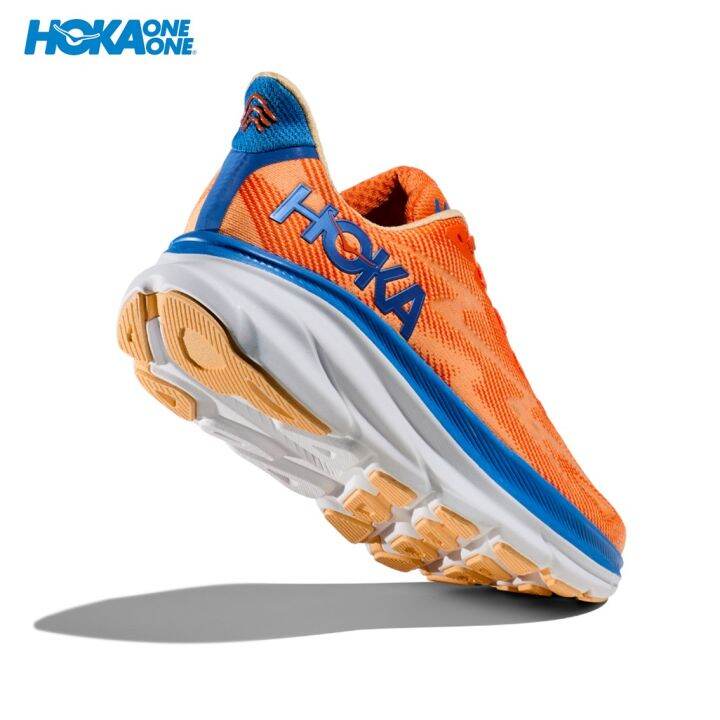 รองเท้าวิ่ง-hoka-men-s-clifton-9-wide-vibrant-orange-impala-1132210-voim