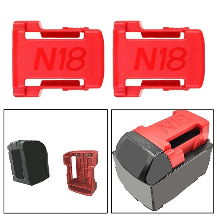 jiozpdn055186-ferramenta-de-bateria-suporte-montagem-para-milwaukee-broca-18v-tampa-da-dock-armazenamento-rack-vermelho-preto-5pcs