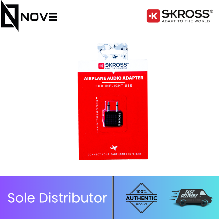 SKROSS Airplane Audio Adapter Lazada