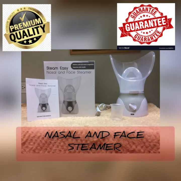 STEAM EASY NASAL AND FACE STEAMER INHALER MIST MOISTURIZER HOT